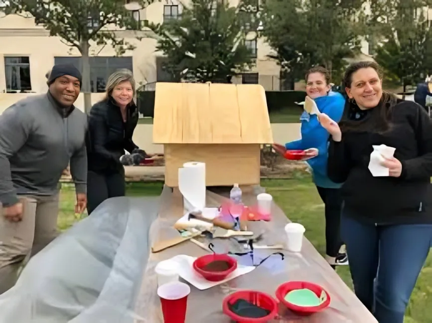 Finished Dog Shelter