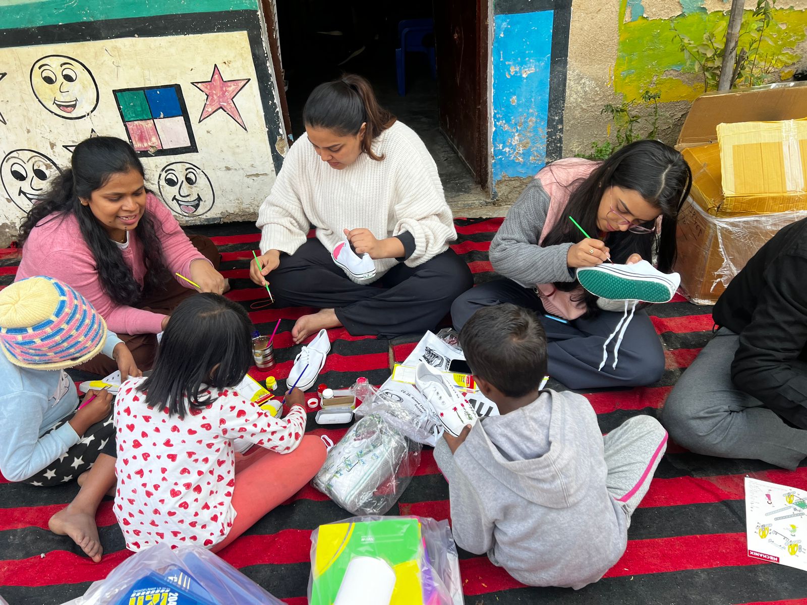 Finished personalized shoes